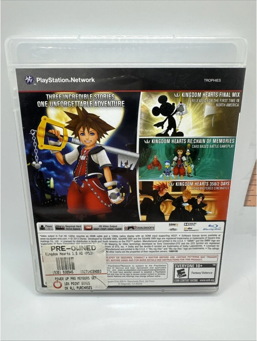 Kingdom Hearts HD 1.5 ReMIX (Sony PlayStation 3, 2013)